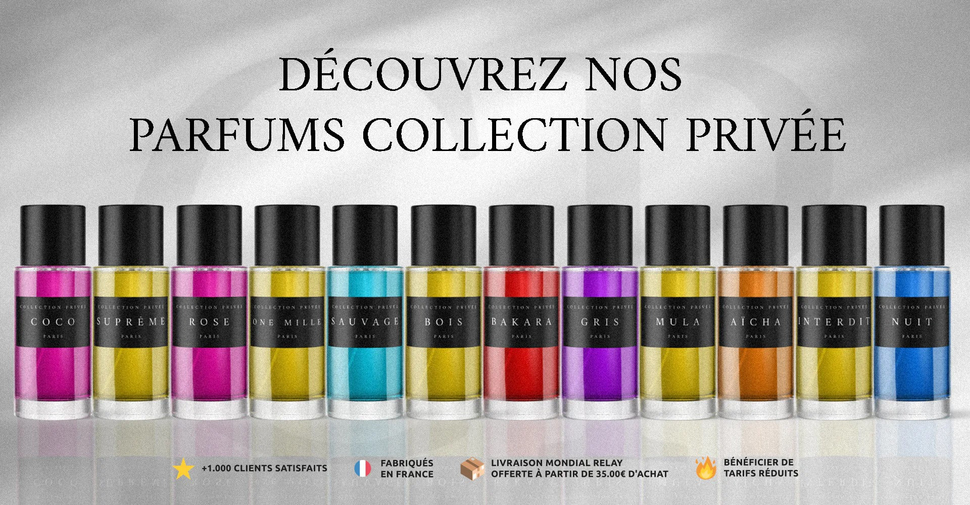 Packs parfums collection privée