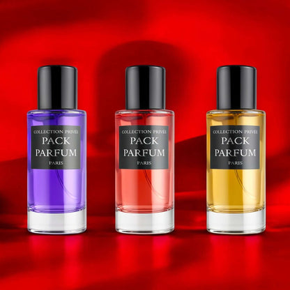 PACK SAINT-VALENTIN 3 PARFUMS COLLECTION PRIVÉE